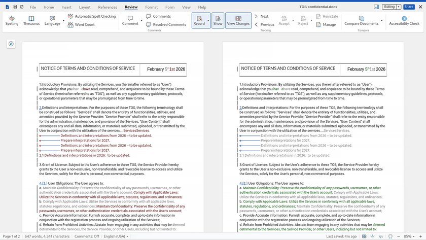 Nextcloud-Document-Comparison